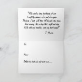 Scheiding, afscheid Romantisch Wenskaart Kaart (Binnen)