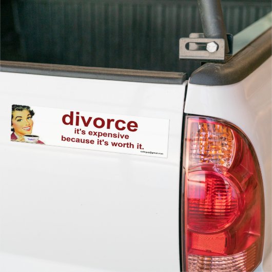 scheiding bumpersticker (Op Truck)