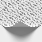 scheiding flourish decoratief cadeaupapier (Hoek)