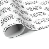 scheiding flourish decoratief cadeaupapier (Rol Hoek)