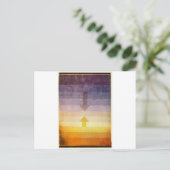 Scheiding in de avond door Paul Klee Briefkaart (Staand voorkant)