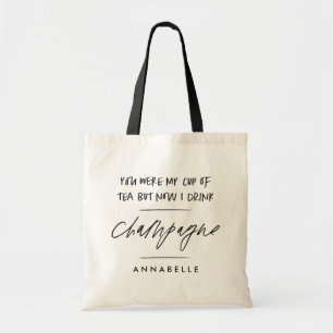 Scheiding Je was mijn kopje thee modern eenvoudig Tote Bag