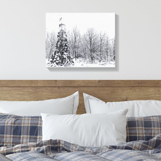 scheiding met zekerheid canvas afdruk (Insitu (Slaapkamer))