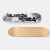 scheiding met zekerheid skateboard (Horizontaal)