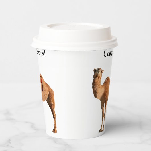 Scheiding Party papieren bekers met deksels (Links)