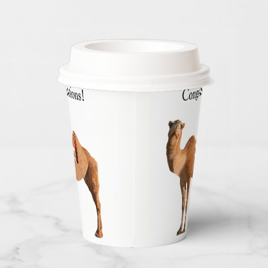 Scheiding Party papieren bekers met deksels (Rechts)