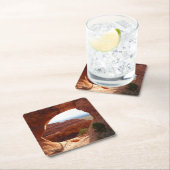 Scheiding van de partitie in het nationaal park Ar Kartonnen Onderzetters (Insitu)