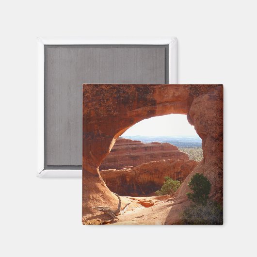 Scheiding van de partitie in het nationaal park Ar Magneet (Voorkant / Achterkant)