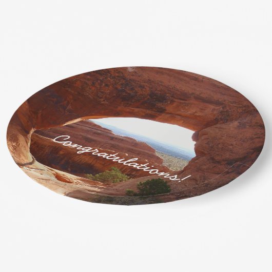 Scheiding van de partitie in het nationaal park Ar Papieren Bordje (Gekanteld)