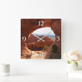 Scheiding van de partitie in het nationaal park Ar Vierkante Klok (Huis)