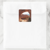 Scheiding van de partitie in het nationaal park Ar Vierkante Sticker (Tas)