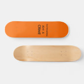 Scheiding van een misdrijf persoonlijk skateboard (Horizontaal)