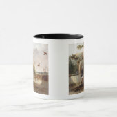 Scheiding van fazanten (olie op doek) mok (Midden)