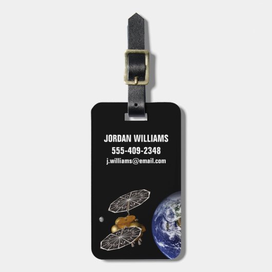 Scheiding van het instapvoertuig op een Mars-missi Bagagelabel (Voorkant verticaal)