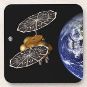 Scheiding van het instapvoertuig op een Mars-missi Bier Onderzetter (Voorkant)