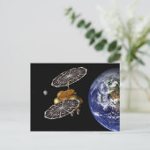 Scheiding van het instapvoertuig op een Mars-missi Briefkaart (Staand voorkant)