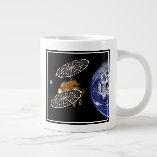 Scheiding van het instapvoertuig op een Mars-missi Grote Koffiekop (Rechts)