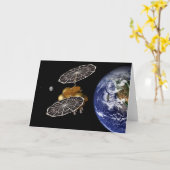 Scheiding van het instapvoertuig op een Mars-missi Kaart (Gele Bloem)