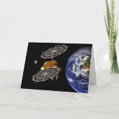 Scheiding van het instapvoertuig op een Mars-missi Kaart (Voorkant)