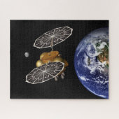 Scheiding van het instapvoertuig op een Mars-missi Legpuzzel (Horizontaal)