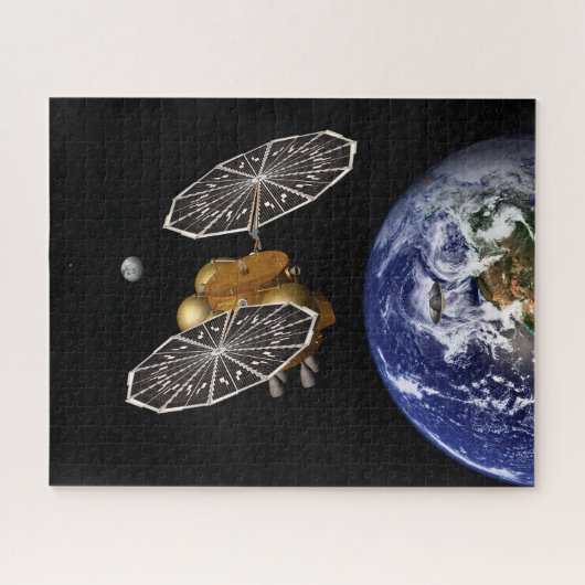 Scheiding van het instapvoertuig op een Mars-missi Legpuzzel (Horizontaal)