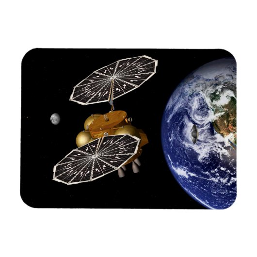 Scheiding van het instapvoertuig op een Mars-missi Magneet (Horizontaal)