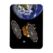 Scheiding van het instapvoertuig op een Mars-missi Magneet (Verticaal)