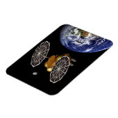 Scheiding van het instapvoertuig op een Mars-missi Magneet (Linkerzijde)