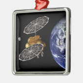 Scheiding van het instapvoertuig op een Mars-missi Metalen Ornament (Links)