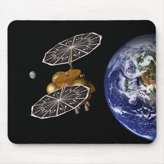 Scheiding van het instapvoertuig op een Mars-missi Muismat (Voorkant)