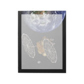 Scheiding van het instapvoertuig op een Mars-missi Notitieblok (Linkerzijde)