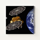 Scheiding van het instapvoertuig op een Mars-missi Notitieboek (Achterkant)