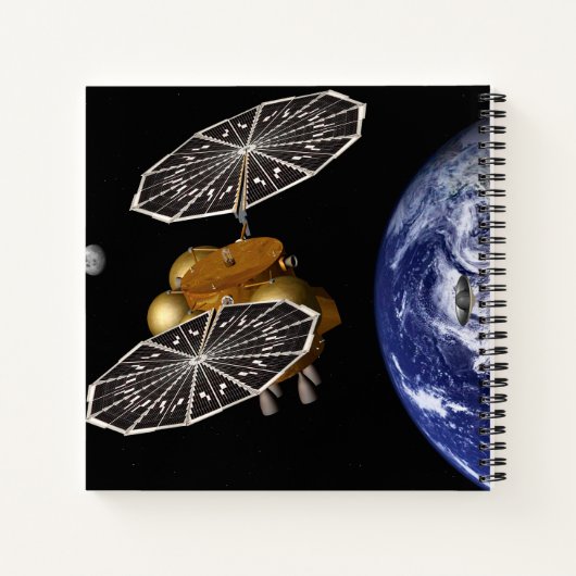 Scheiding van het instapvoertuig op een Mars-missi Notitieboek (Achterkant)