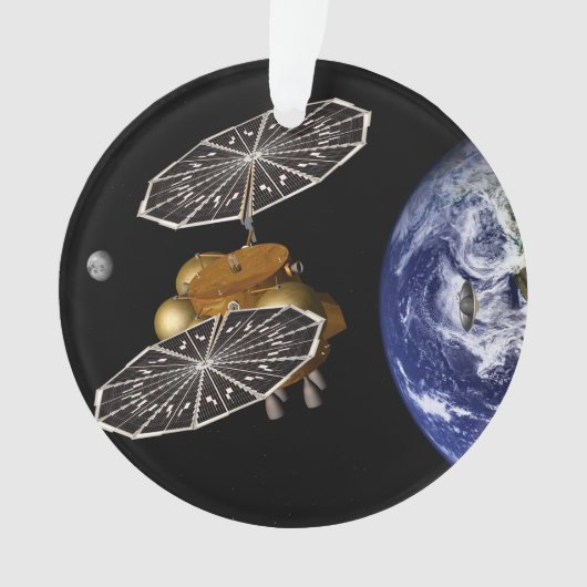 Scheiding van het instapvoertuig op een Mars-missi Ornament (voorkant)