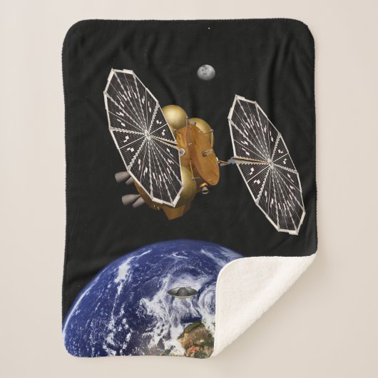Scheiding van het instapvoertuig op een Mars-missi Sherpa Deken (Voorkant)