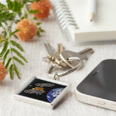 Scheiding van het instapvoertuig op een Mars-missi Sleutelhanger (Zijkant)