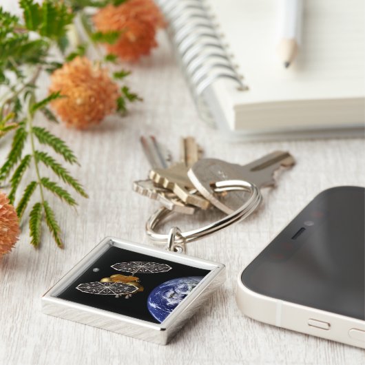 Scheiding van het instapvoertuig op een Mars-missi Sleutelhanger (Zijkant)