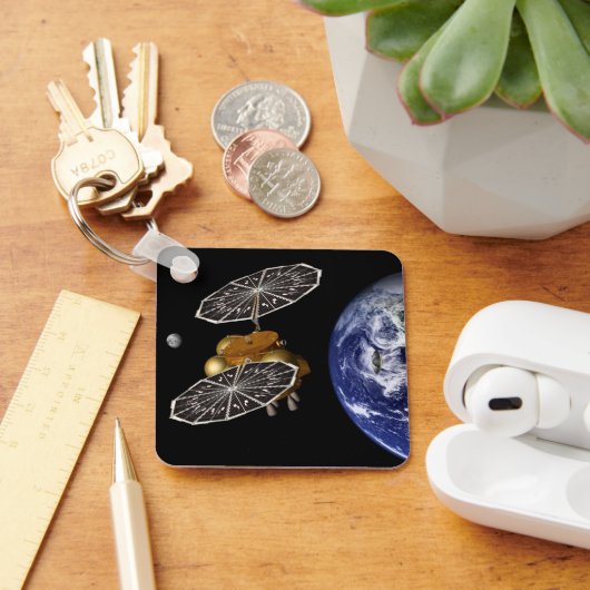 Scheiding van het instapvoertuig op een Mars-missi Sleutelhanger (Bureau)