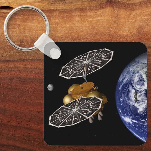 Scheiding van het instapvoertuig op een Mars-missi Sleutelhanger (Voorkant)