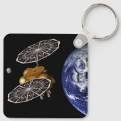 Scheiding van het instapvoertuig op een Mars-missi Sleutelhanger (Achterkant)