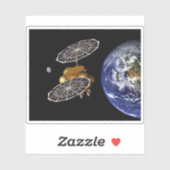 Scheiding van het instapvoertuig op een Mars-missi Sticker (Vel)