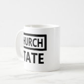 Scheiding van kerk en staat - 1e wijziging koffiemok (Voorkant links)
