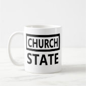 Scheiding van kerk en staat - 1e wijziging koffiemok (Links)