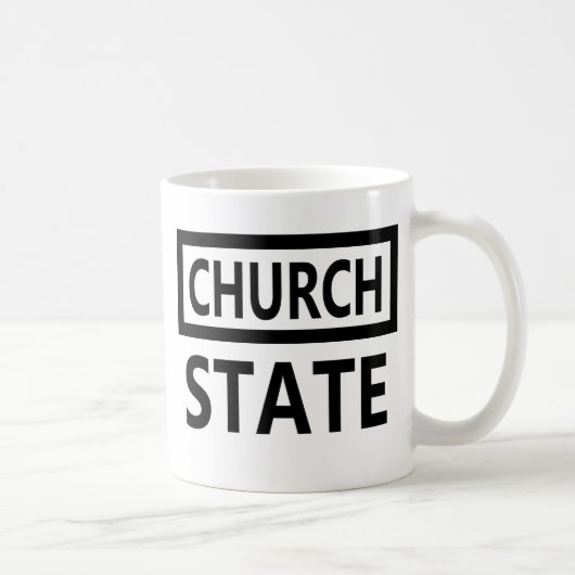 Scheiding van kerk en staat - 1e wijziging koffiemok (Rechts)