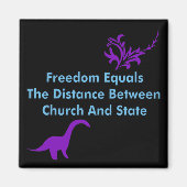 Scheiding van kerk en staat magneet (Voorkant)
