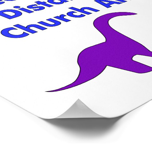 Scheiding van kerk en staat poster (Hoek)