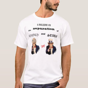 Scheiding van kerk en staat t-shirt