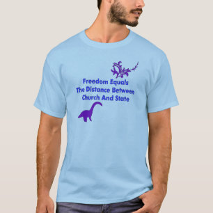 Scheiding van kerk en staat t-shirt