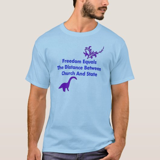 Scheiding van kerk en staat t-shirt (Voorkant)