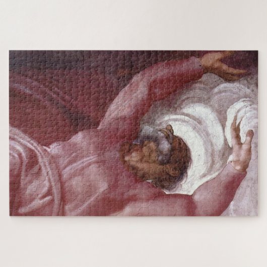 Scheiding van licht en duisternis: Michelangelo Legpuzzel (Horizontaal)